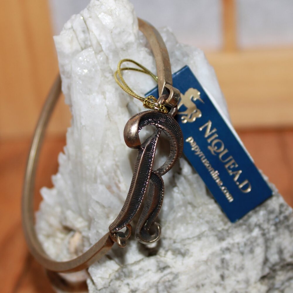Niquea.D Initial Metal Bracelet